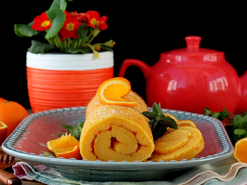 receita de Torta de laranja com claras de ovo DOVO