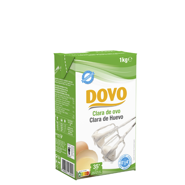 Claras de ovo DOVO prontas a usar