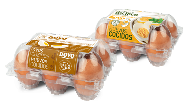 Ovos cozidos com casca dovo