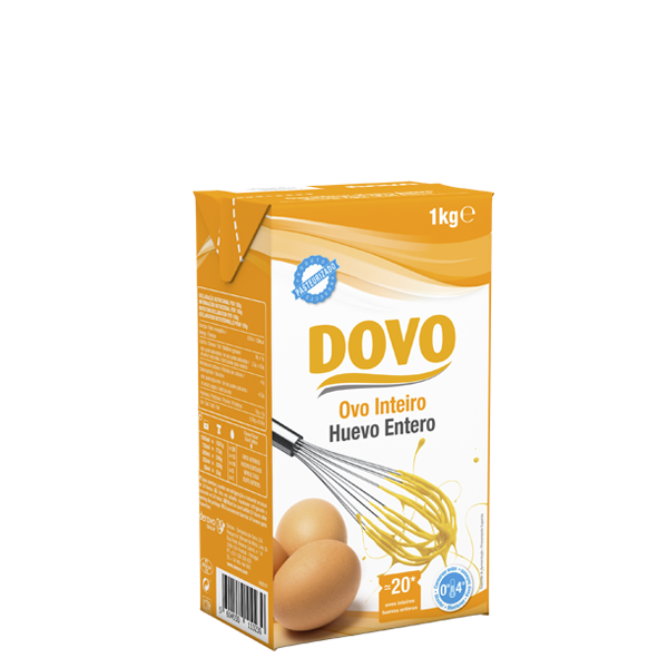 Ovo inteiro líquido DOVO pronto a usar