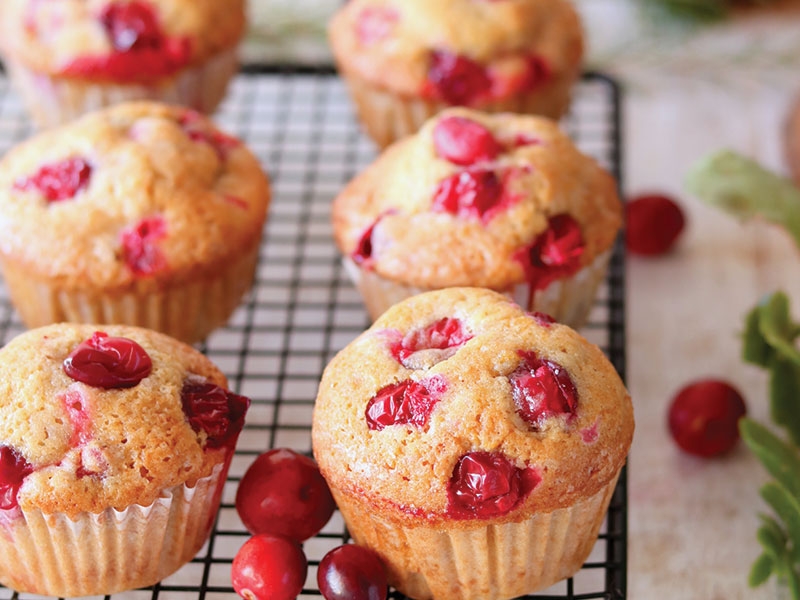 Receita de muffins de arandos com ovo inteiro dovo