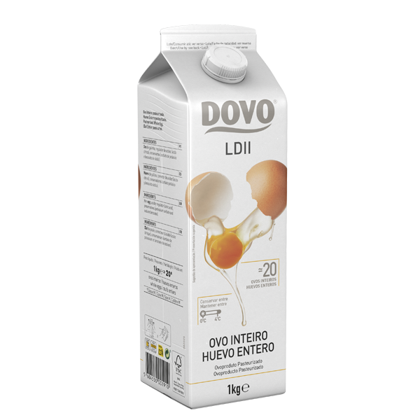 Ovo inteiro pasteurizado DOVO LDII profissional