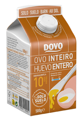 Ovo inteiro solo DOVO pronto a usar