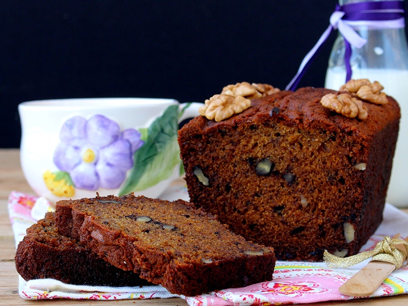 Receita de pão de Banana e nozes com ovo líquido inteiro Dovo
