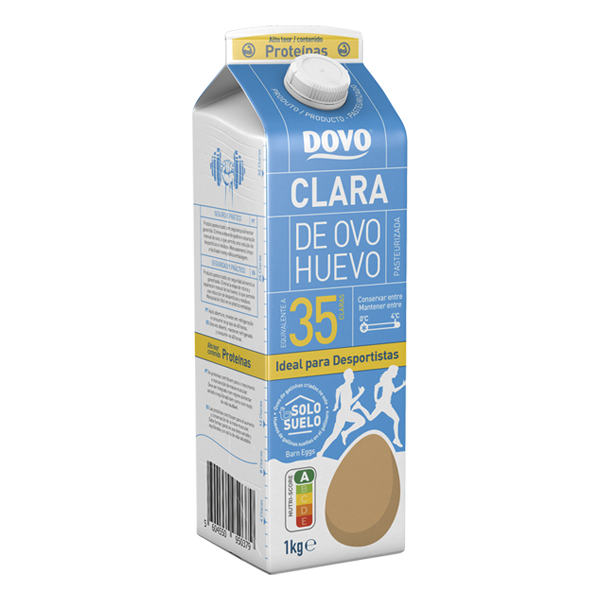 claras de ovo Dovo Solo